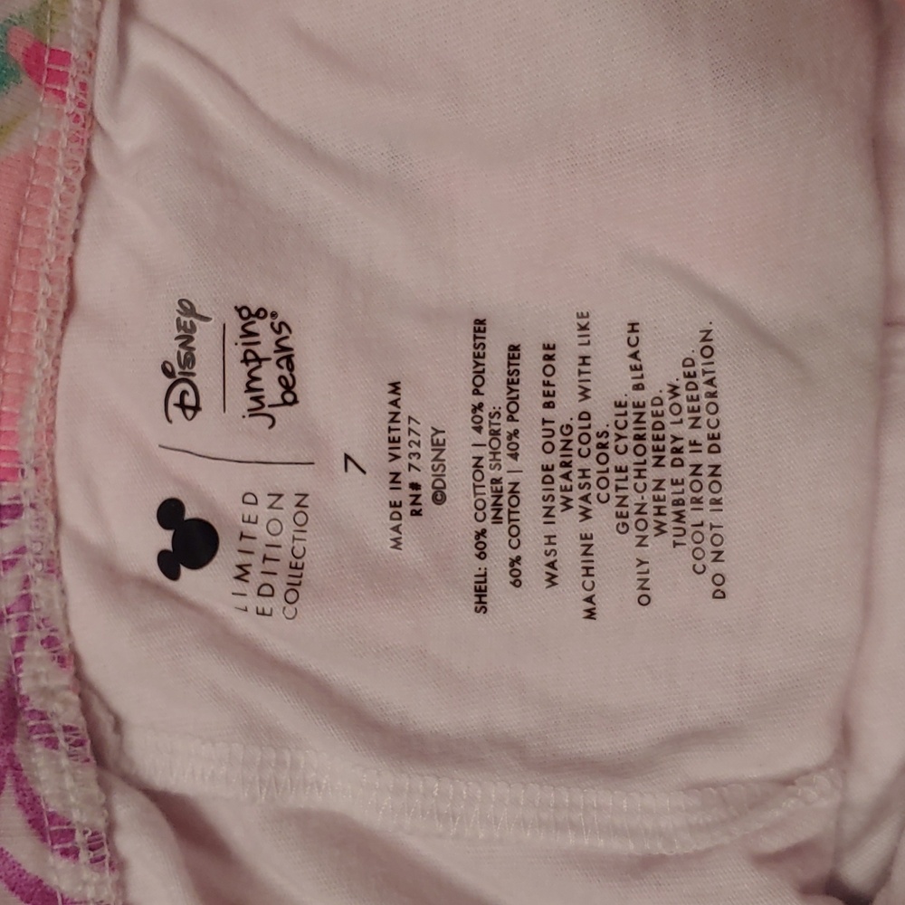 ๐ Disney X Jumping Beans limited edition The Little Mermaid skort sz 7 - Picture 5 of 12